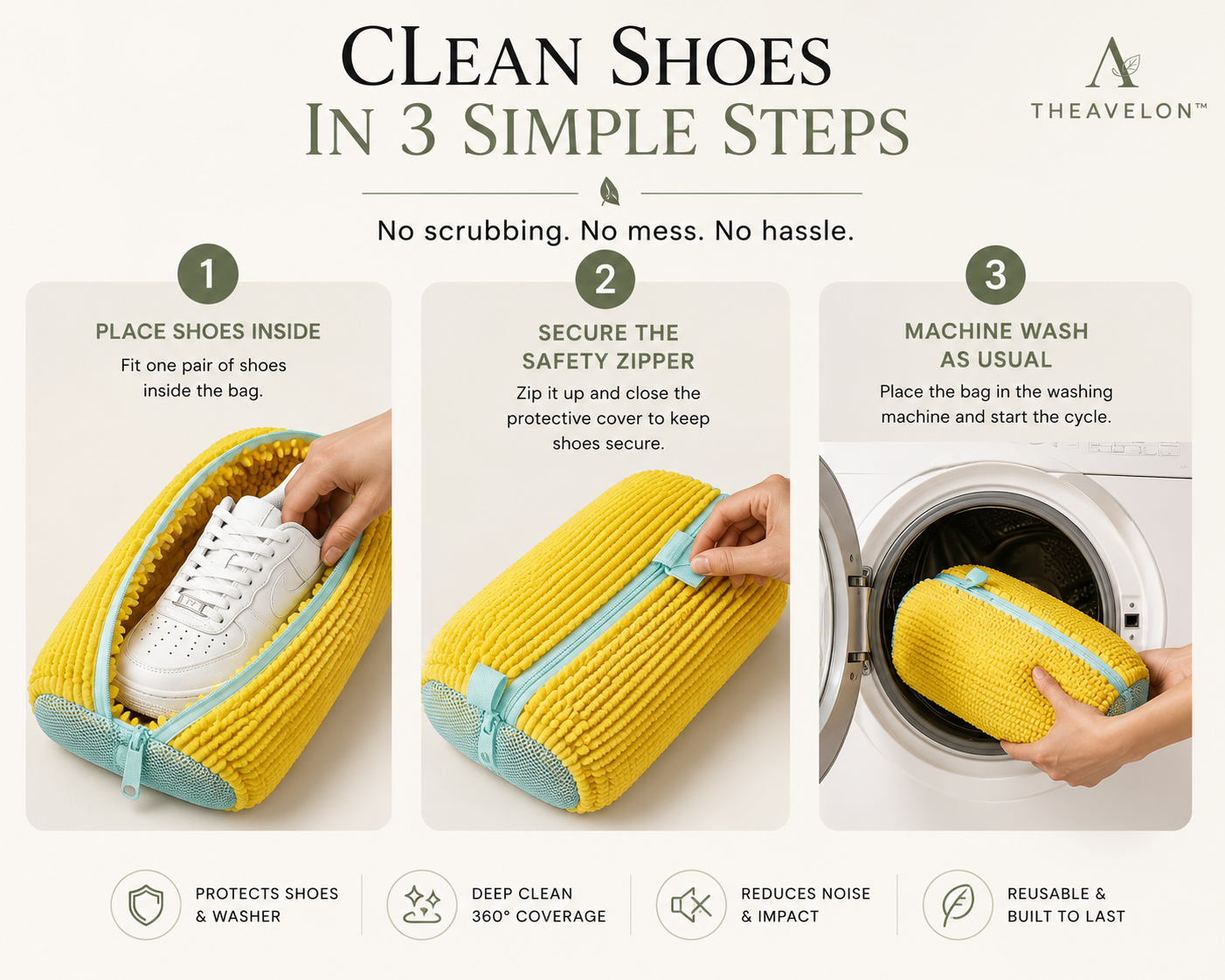 TheAvelon™ Shoe Washing Bag