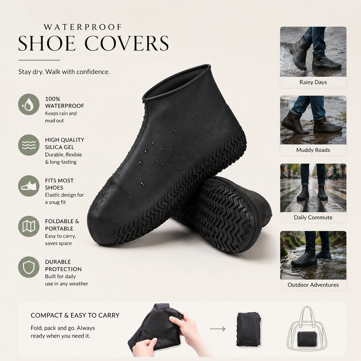 TheAvelon™ RainGuard Shoe Covers