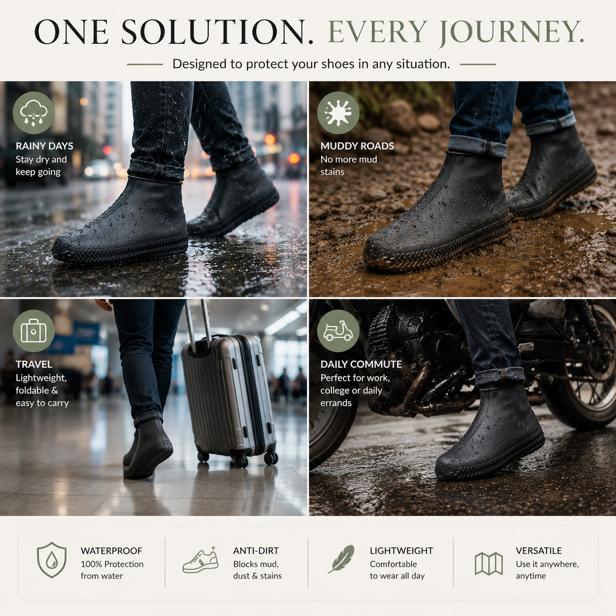 TheAvelon™ RainGuard Shoe Covers