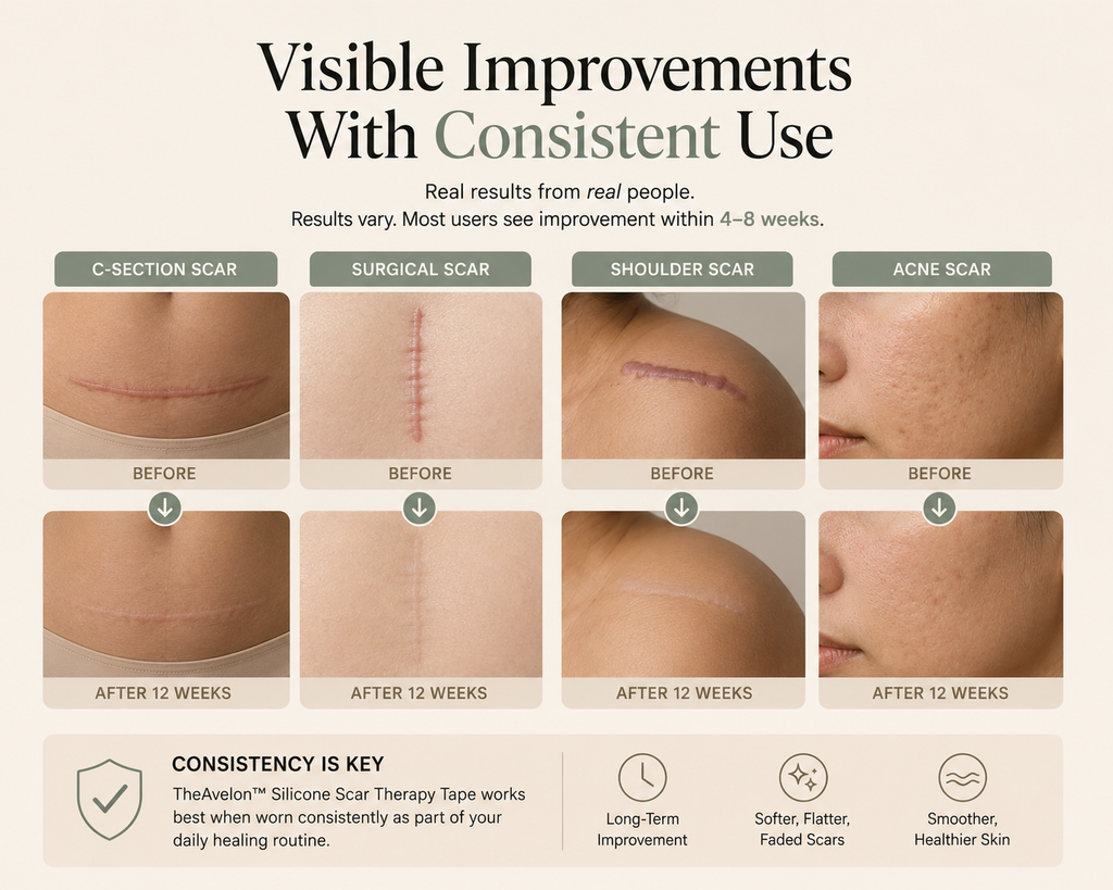 TheAvelon™ Silicone Scar Therapy Tape