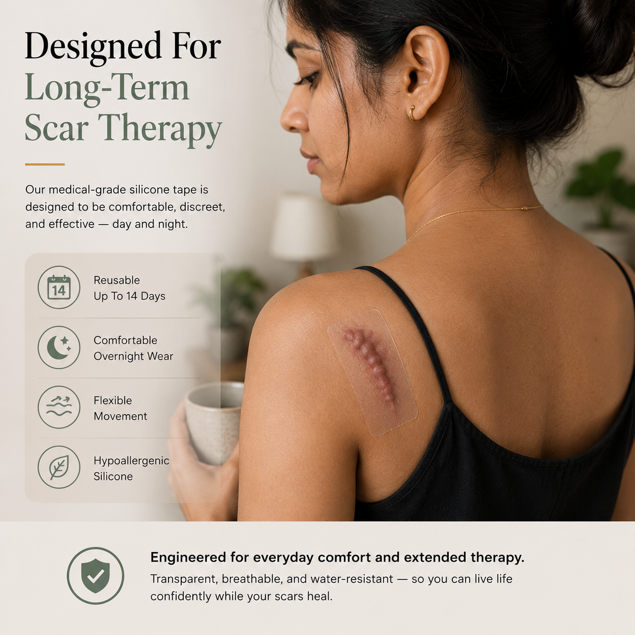 TheAvelon™ Silicone Scar Therapy Tape